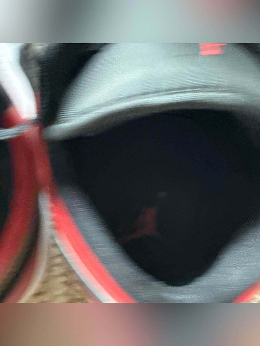 Nike Men's Sneakers Black White Red Low-Top - Picture 9 of 14